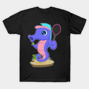 Seahorse Tennis Tennis racket Sports T-Shirt